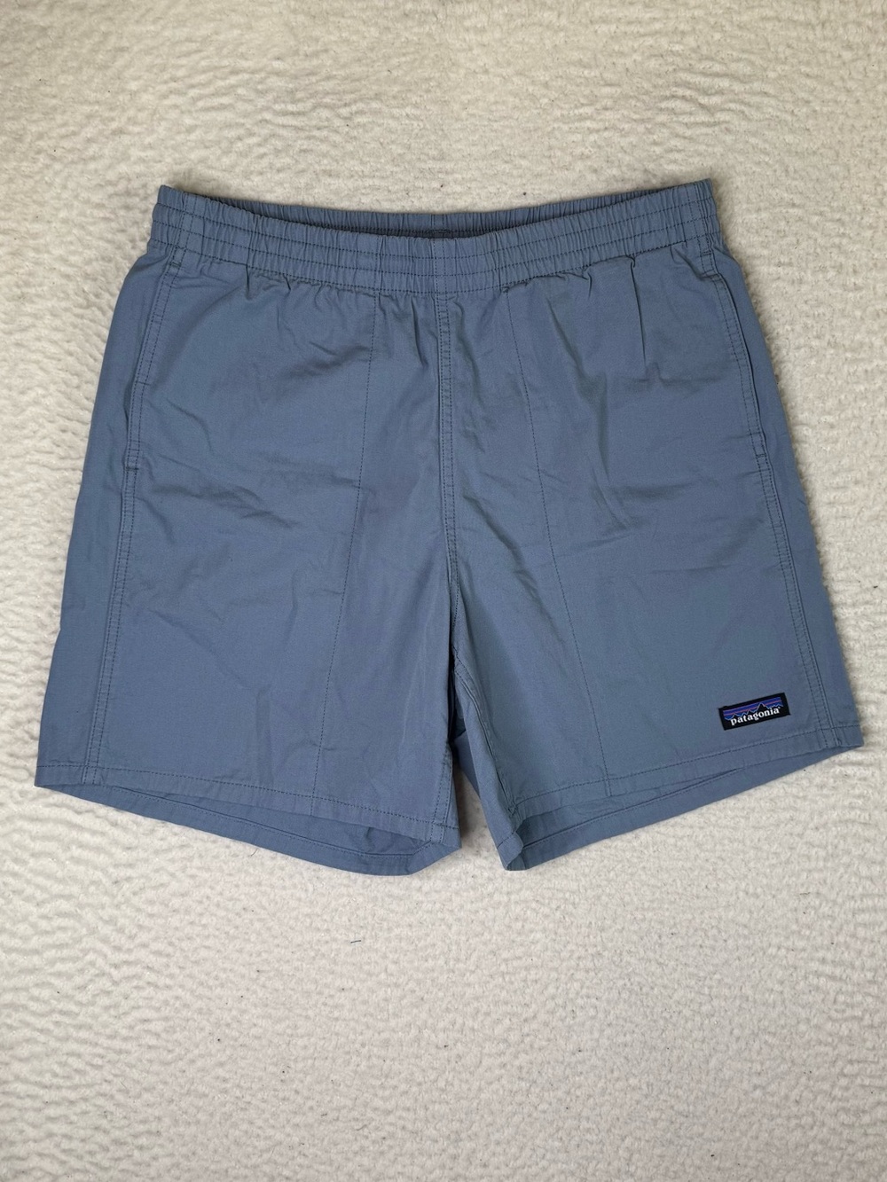Patagonia Funhoggers Cotton Woven Shorts Blue #57145 Men's Size Medium